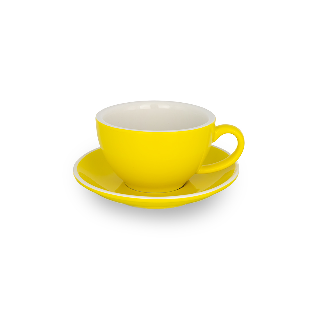 Epic Cup & Saucer Latte (180 ml) Yellow