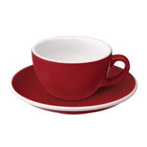 Loveramics Egg Flat White Cup (150 ml) Red