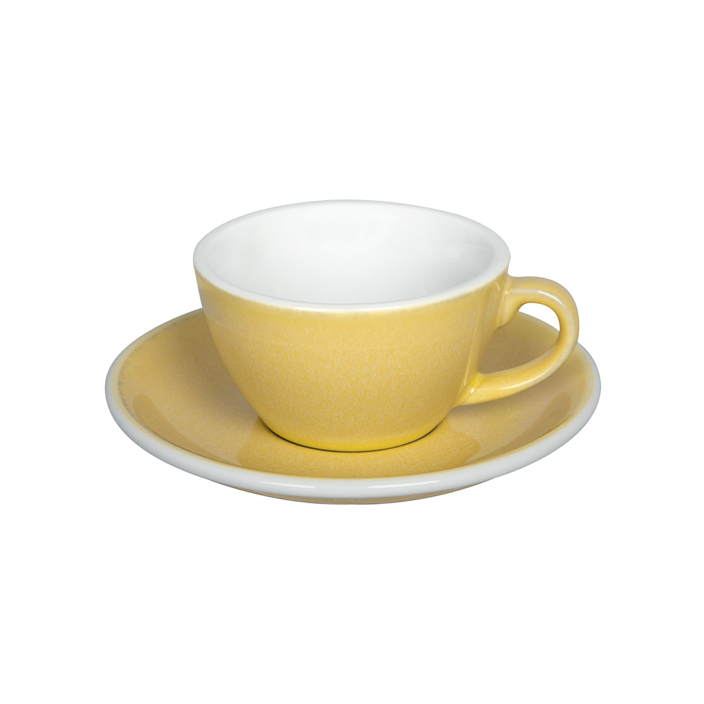 Loveramics Egg Flat White Cup (150 ml) Butter Cup