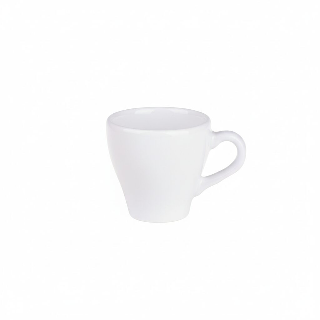 Napoli Bianco 80 ml espressokopje, wit - Afbeelding 2